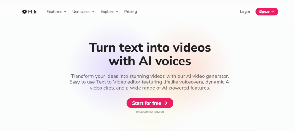 Fliki Ai - Best AI Video Generator - Review by PictureTranslate.com