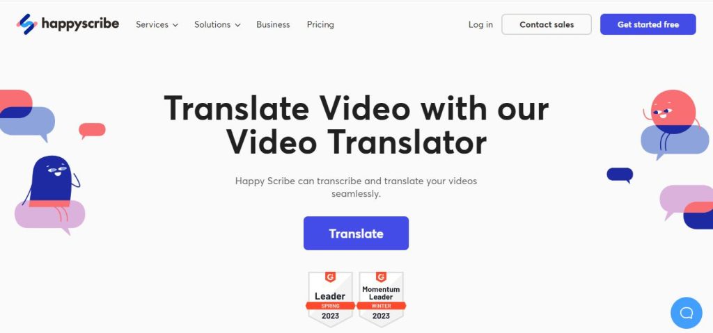 happy scribe - best AI video translator - Review by Picturetranslate.com