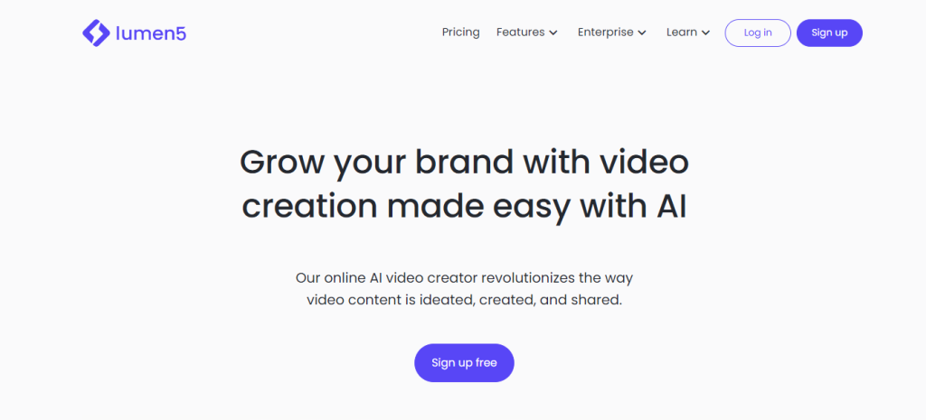 Lumen5 AI - Best AI Video Generator - Review by PictureTranslate.com